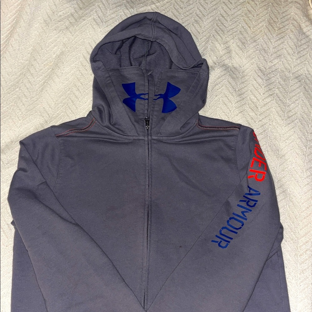 Boys Under Armour zipper hoodie.